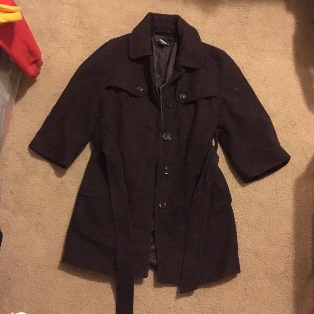 Gap Plum Pea Coat
